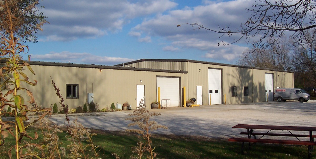 Our shop, with new addition
